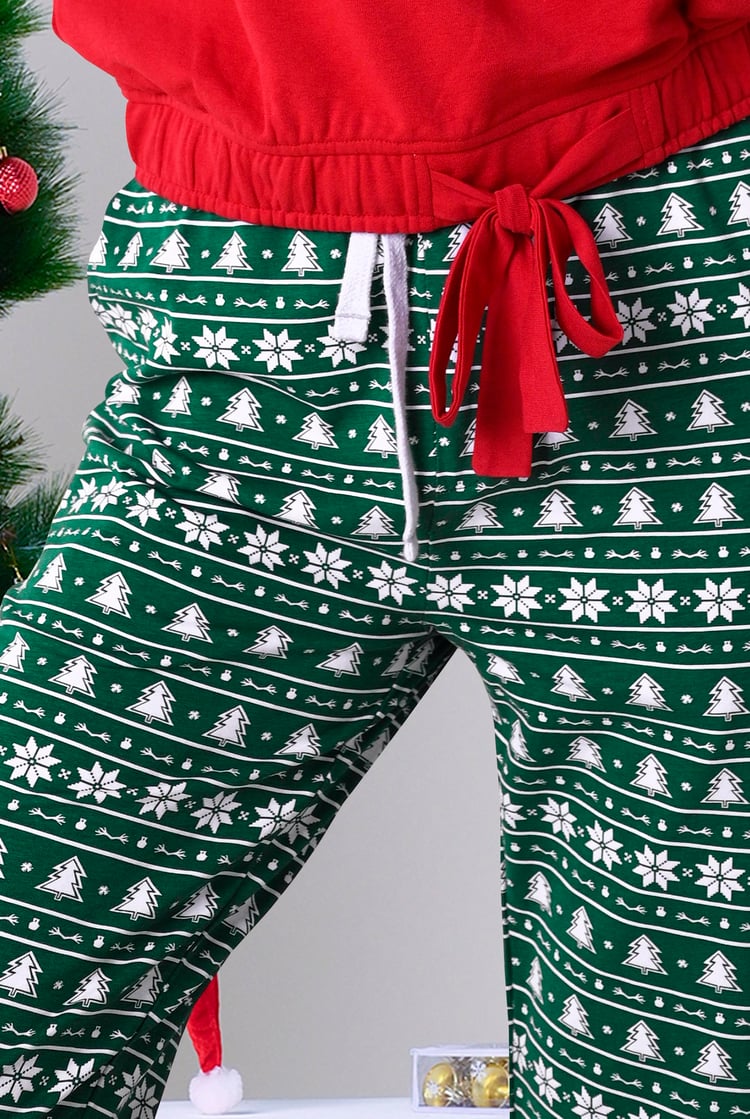 Womens Fair Isle Print Trouser