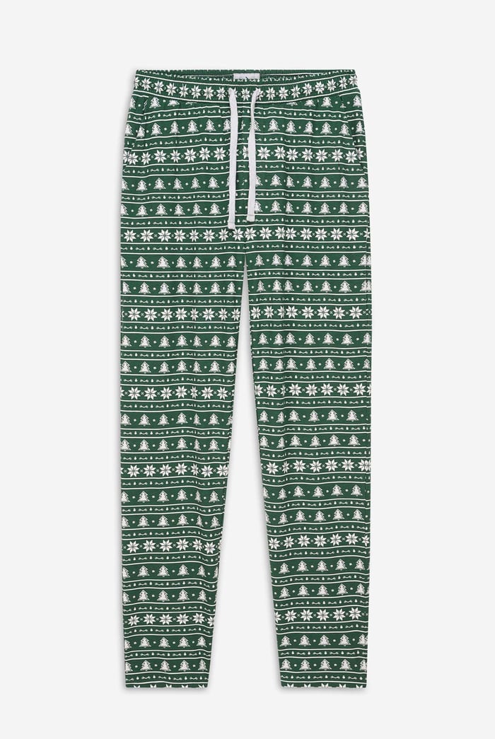 Womens Fair Isle Print Trouser