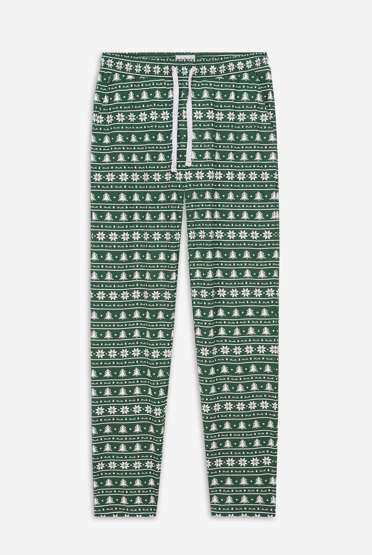 Womens Fair Isle Print Trouser
