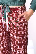 Womens Fair Isle Print Trouser