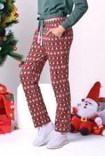 Womens Fair Isle Print Trouser