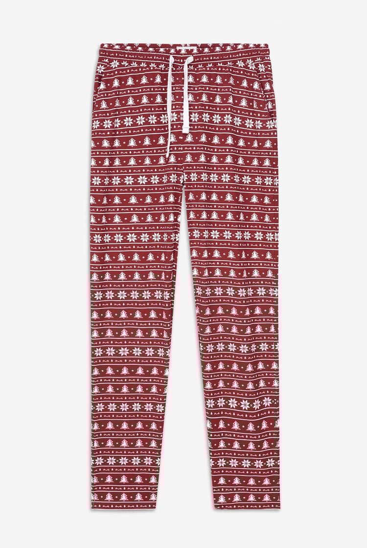 Womens Fair Isle Print Trouser