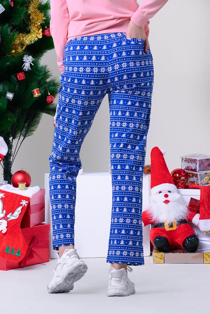 Womens Fairisle Printed Trouser