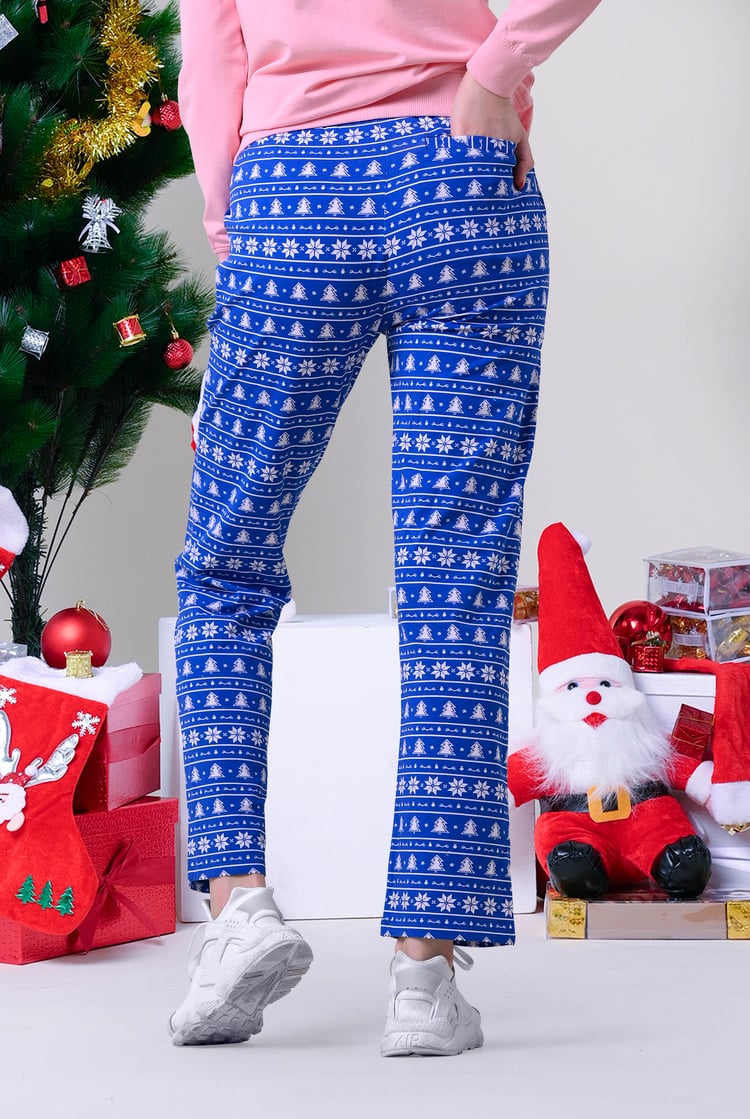 Womens Fair Isle Print Trouser