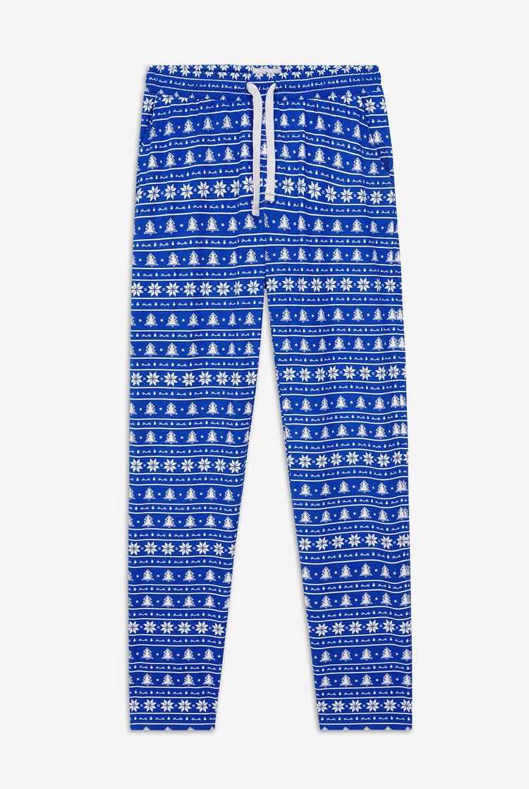 Womens Fair Isle Print Trouser
