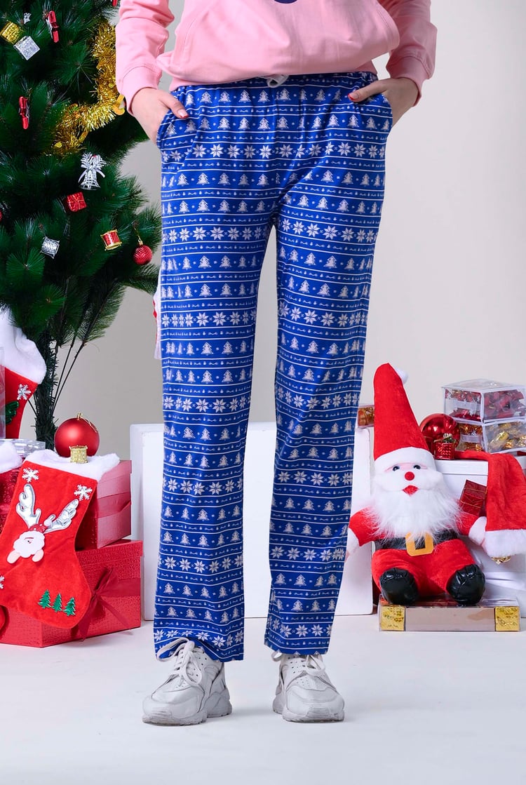 Womens Fair Isle Print Trouser