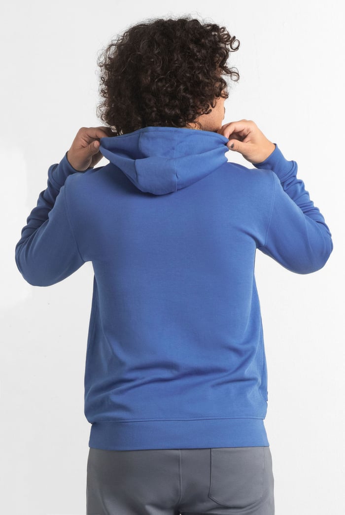 Heavy Jersey Zip Through Hoodie