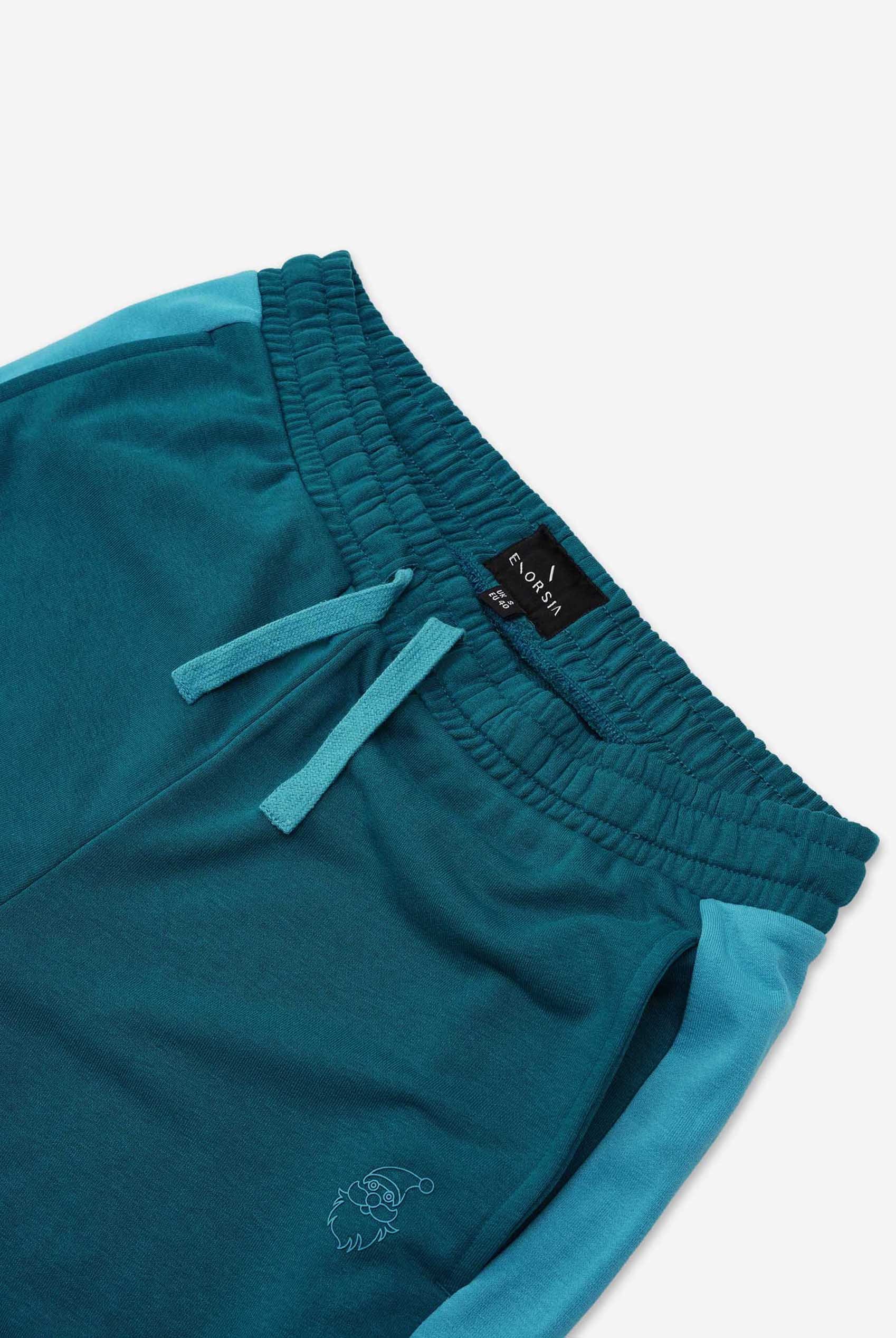 Mens Christmas Relax Fit Colourblock Trouser