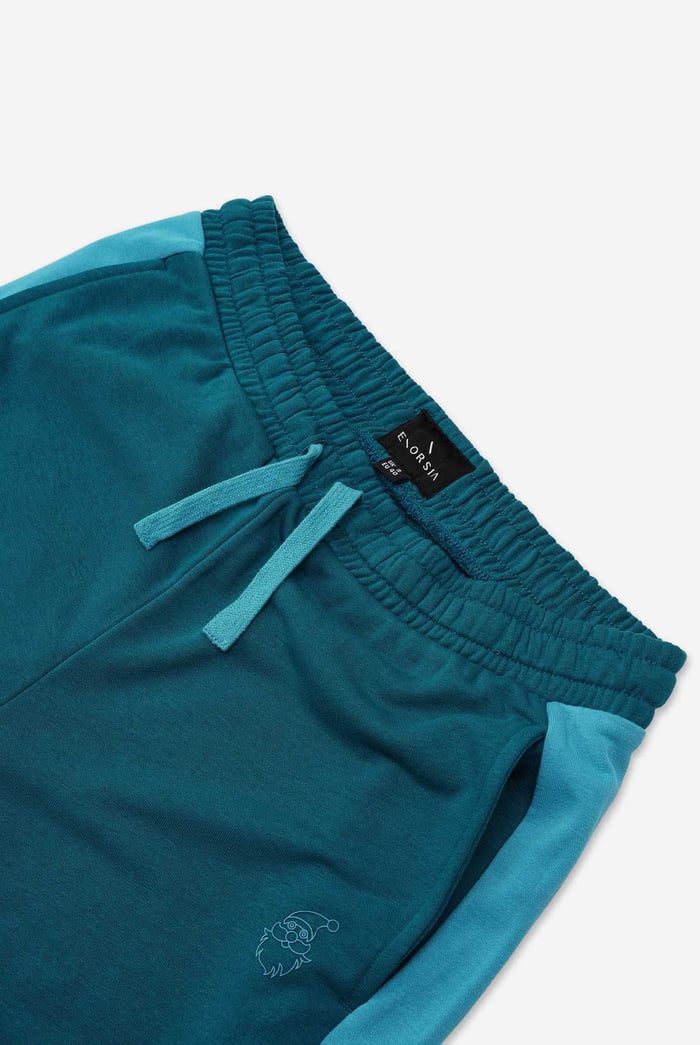 Mens Christmas Relax Fit Colourblock Trouser
