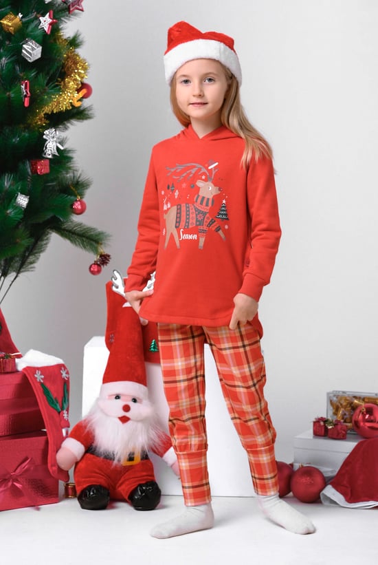 Girls Tartan Check Joggers (12/18mths-7yrs)