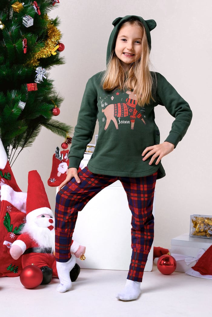 Girls Check Print Trouser (12/18mths - 7yrs)