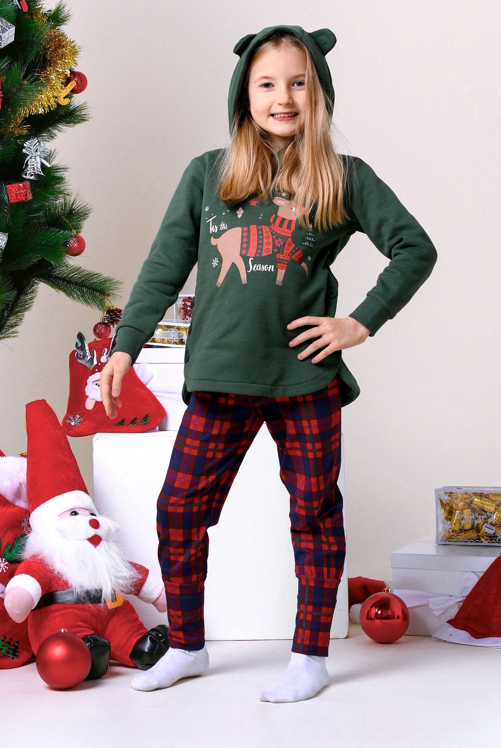 Girls Tartan Check Joggers (2/3yrs-8/9yrs)
