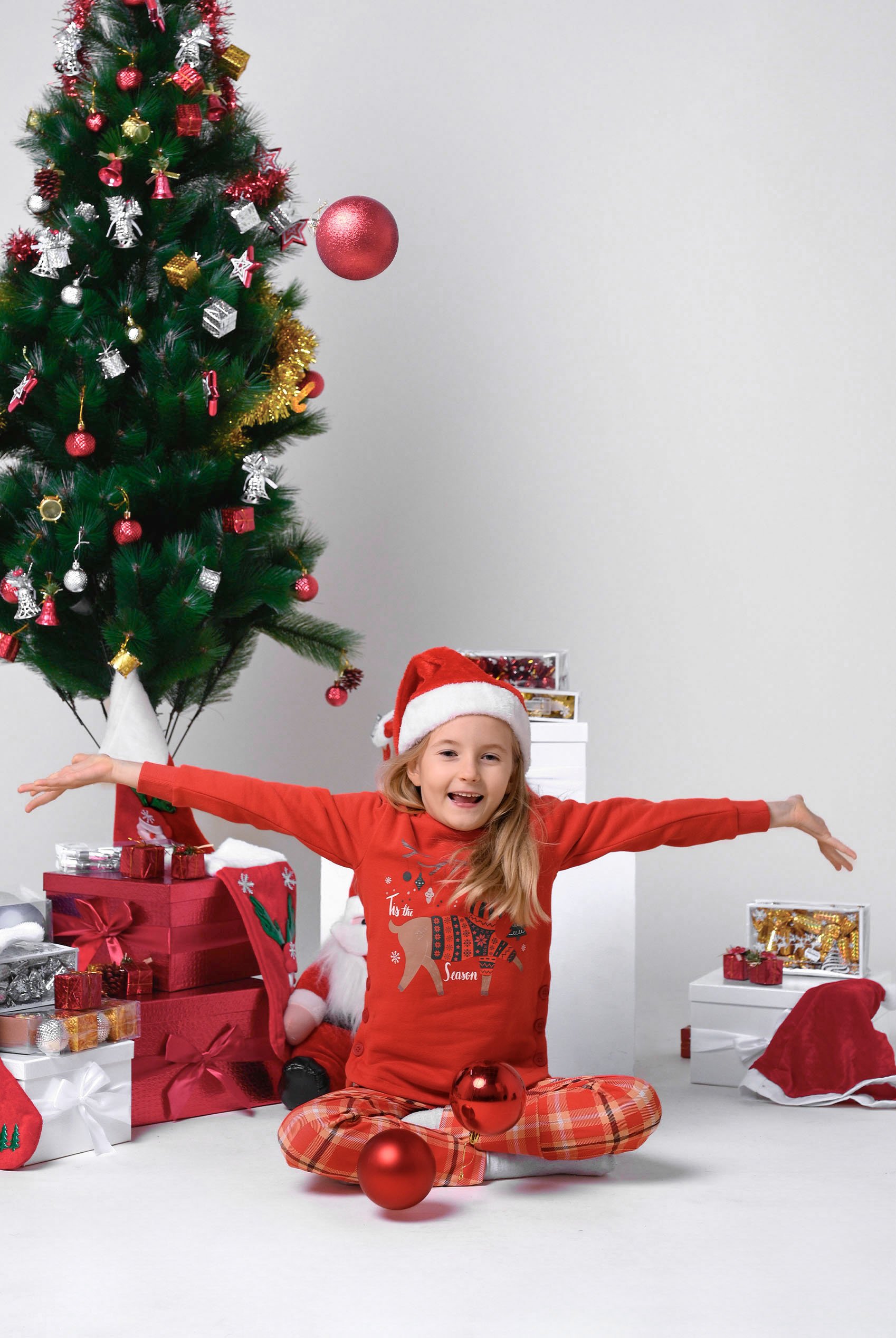 Girls Tartan Check Joggers (12/18mths-7yrs)