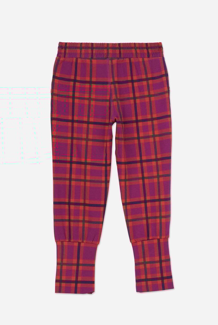 Girls Tartan Check Joggers (12/18mths-7yrs)