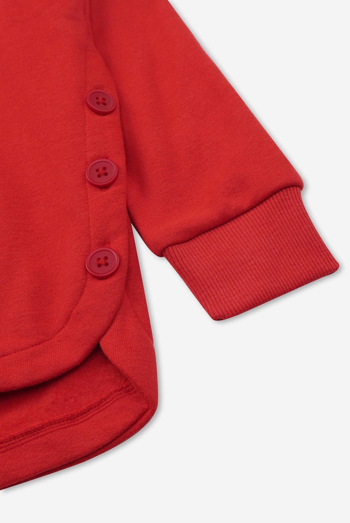 Girls Deer Print Hoodie (2yrs- 9yrs)
