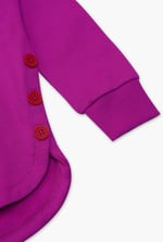 Girls Reindeer Print Christmas Hoodie (2yrs-9yrs)