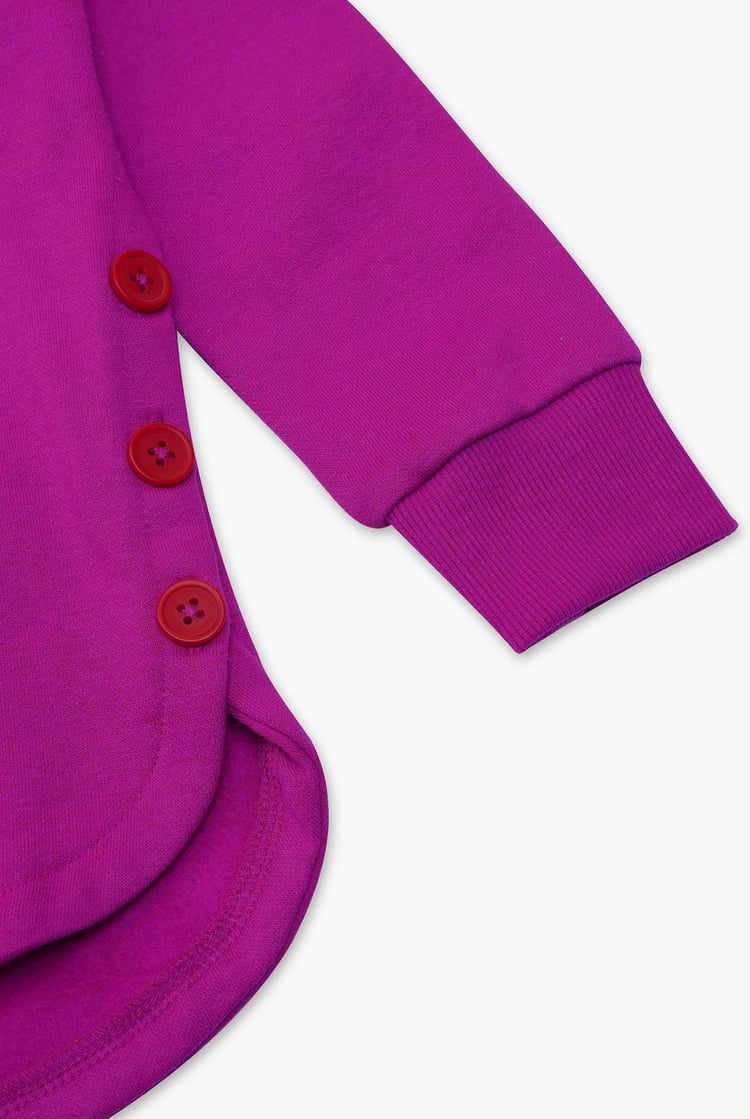 Girls Reindeer Print Christmas Hoodie (2yrs-9yrs)