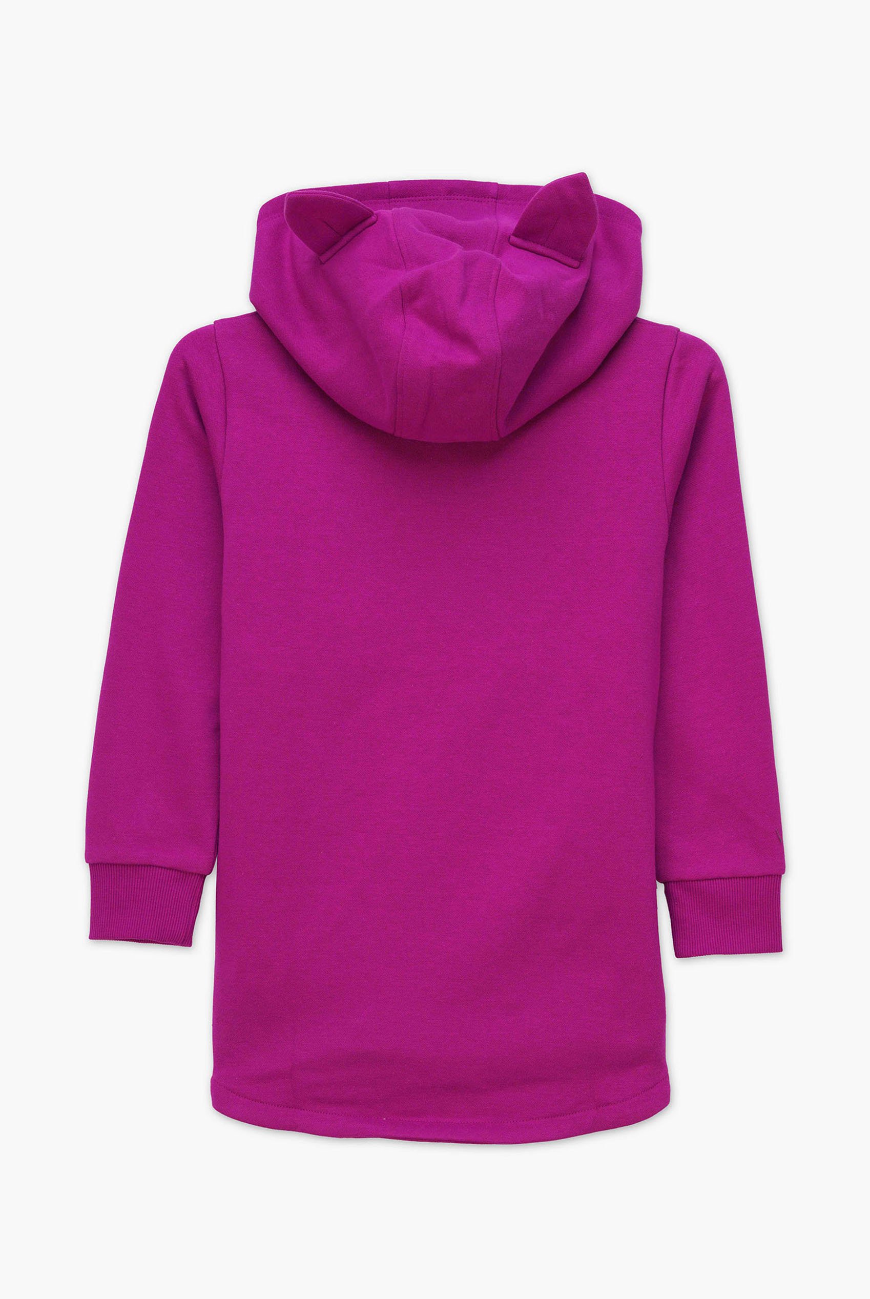 Girls Reindeer Print Christmas Hoodie (2yrs-9yrs)