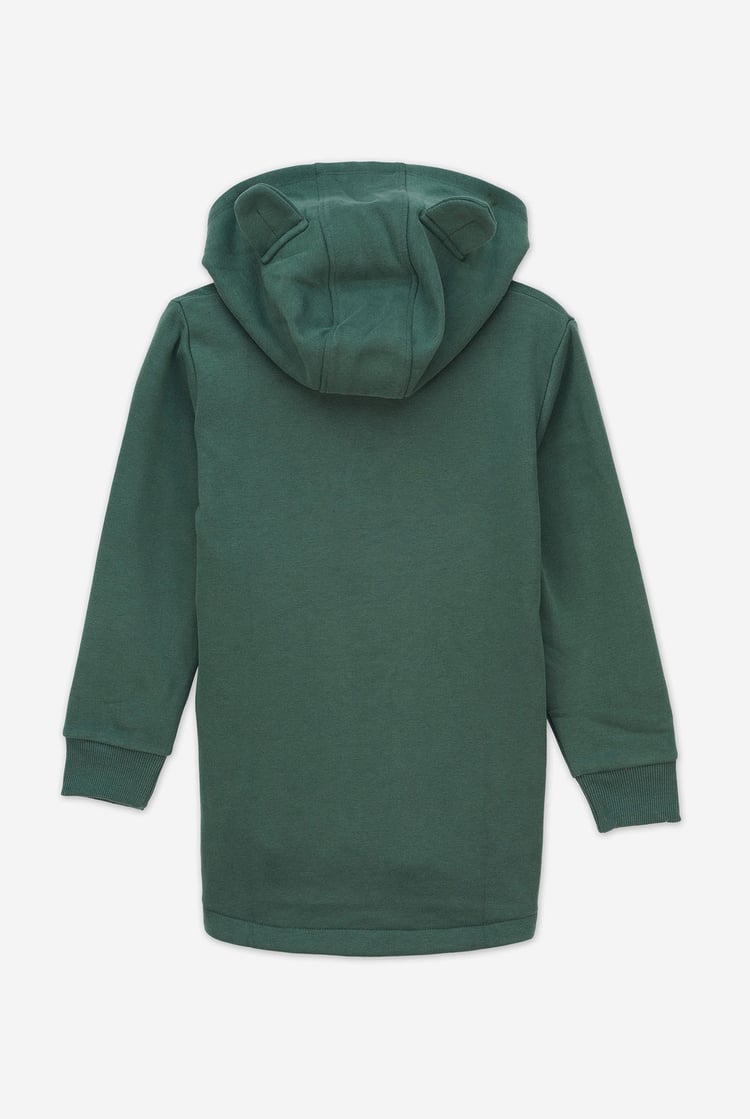 Girls Reindeer Print Christmas Hoodie (2yrs-9yrs)