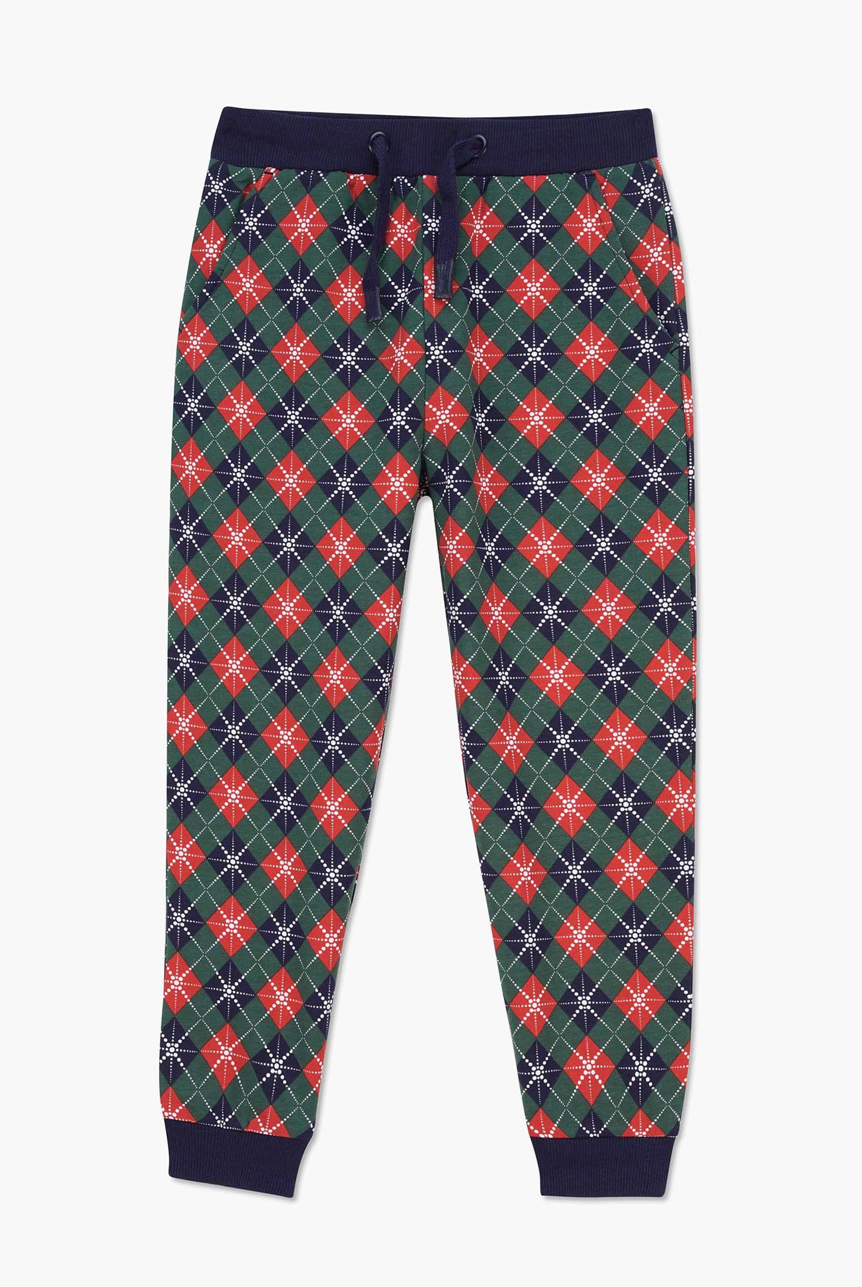 Boys Argyle Print Jogger (3yrs-9yrs)