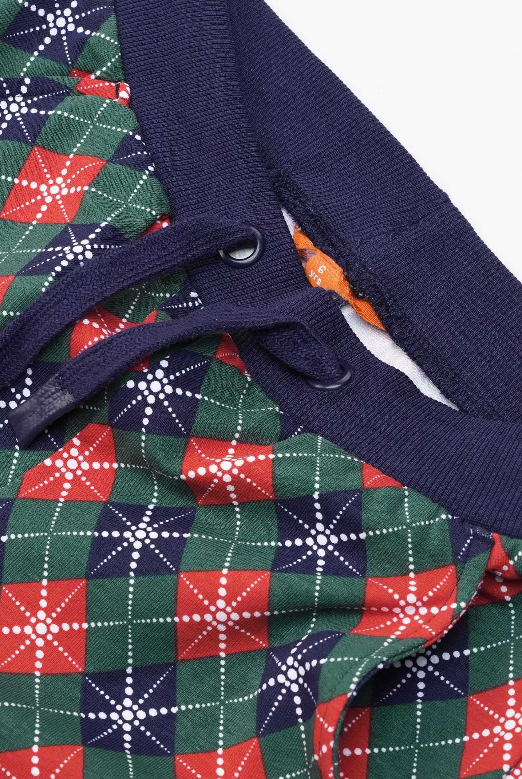 Boys Argyle Print Jogger (3yrs-9yrs)