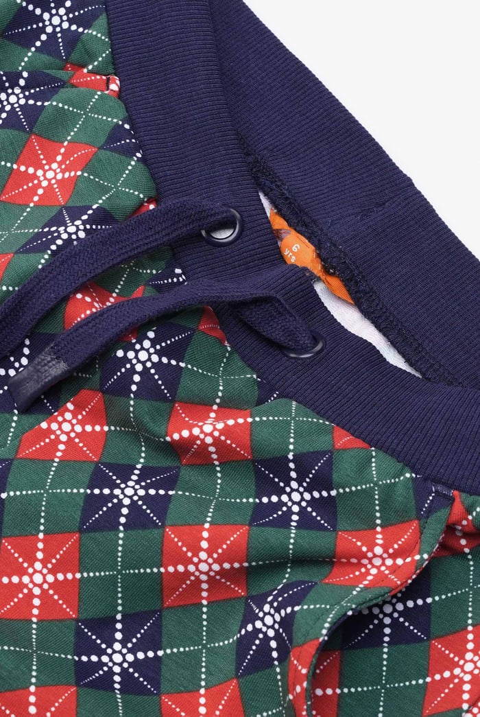 Boys Argyle Print Jogger (3yrs-9yrs)