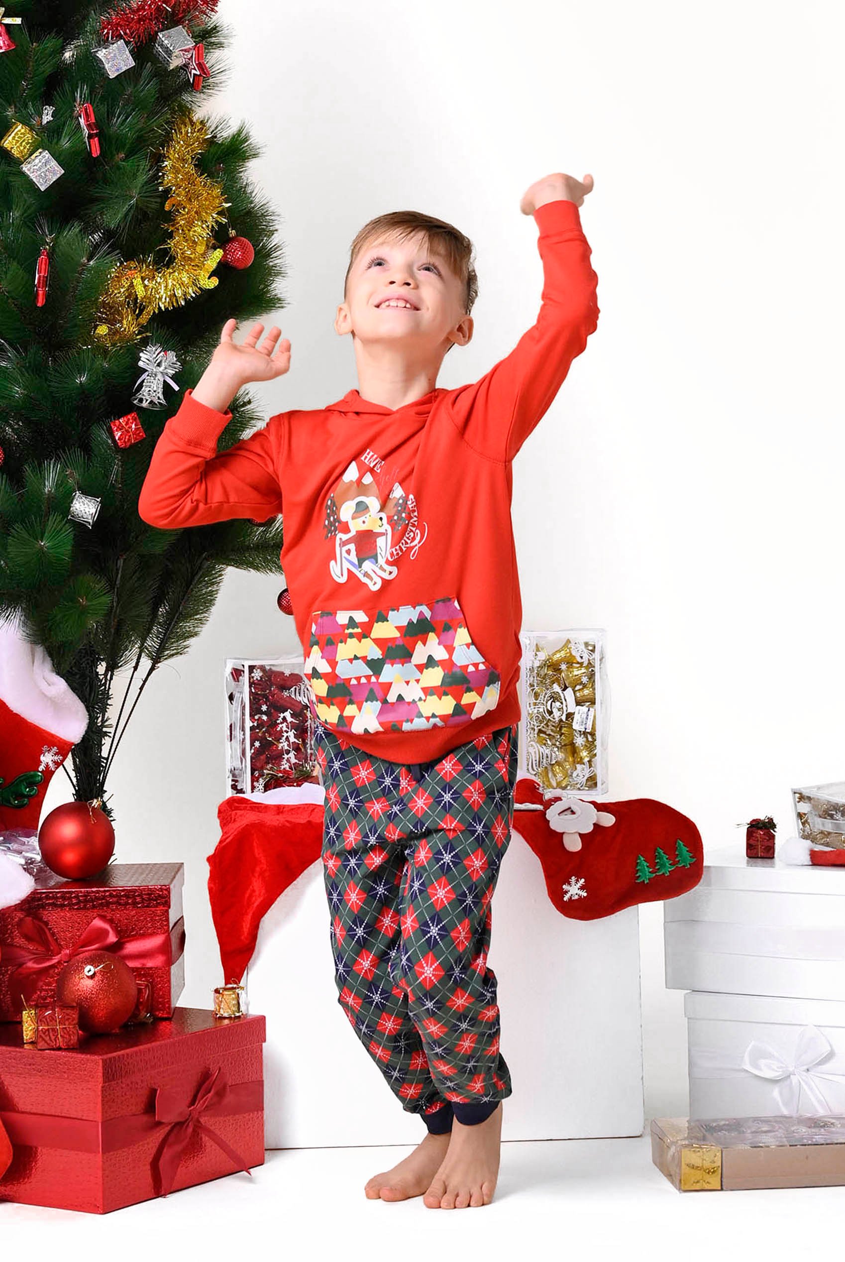 Boys Argyle Print Jogger (3yrs-9yrs)