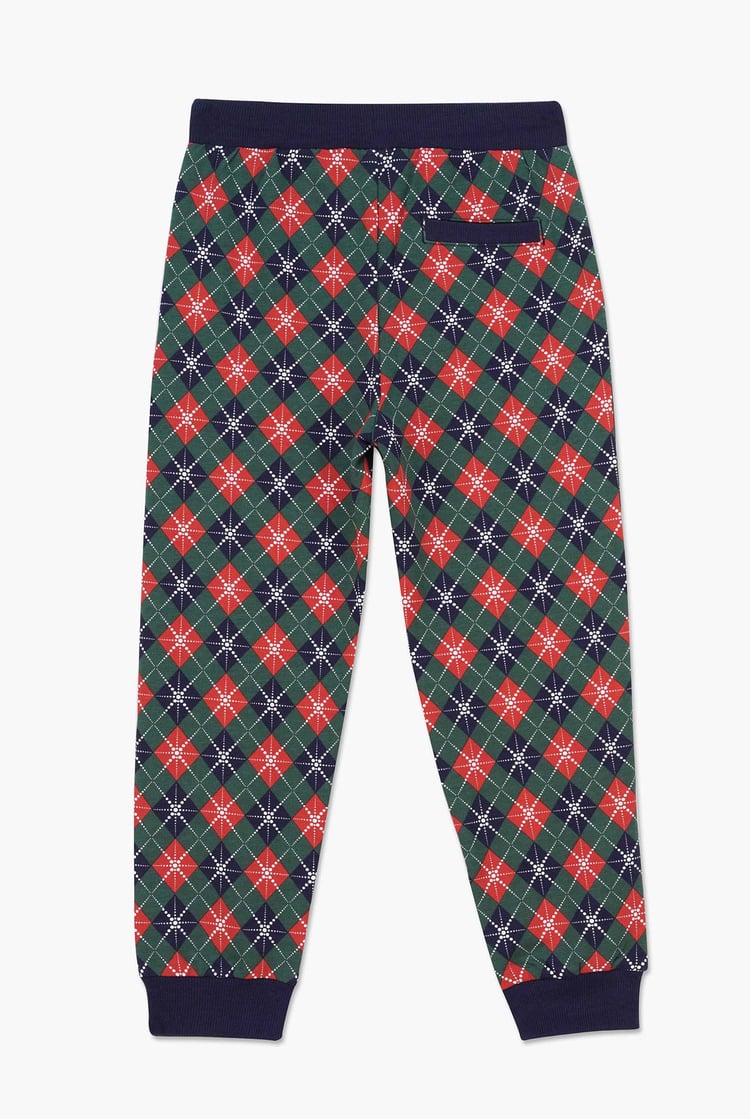 Boys Argyle Print Jogger (3yrs-9yrs)