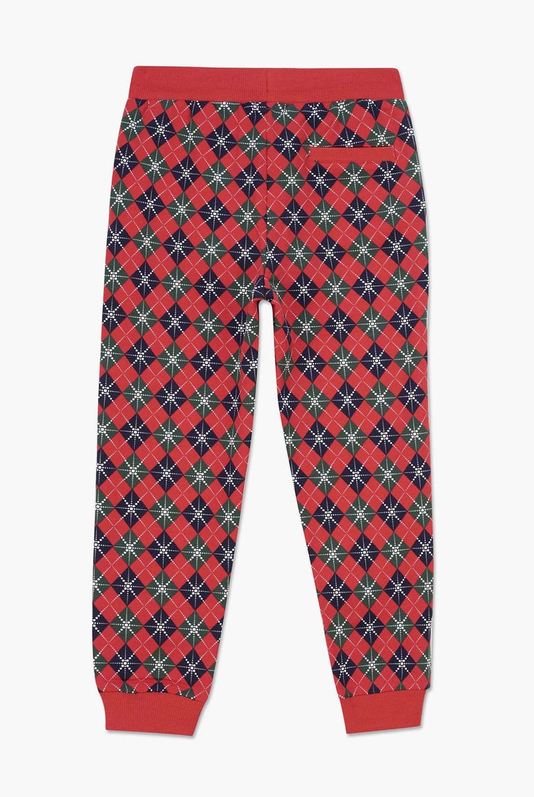 Boys Argyle Print Jogger (3yrs-9yrs)
