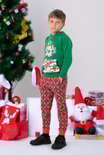 Boys Argyle Print Jogger (3yrs-9yrs)