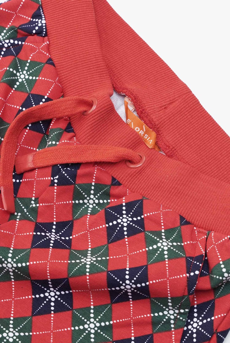 Boys Argyle Print Jogger (3yrs-9yrs)