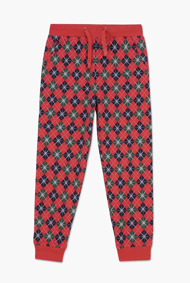 Boys Argyle Print Jogger (3yrs-9yrs)