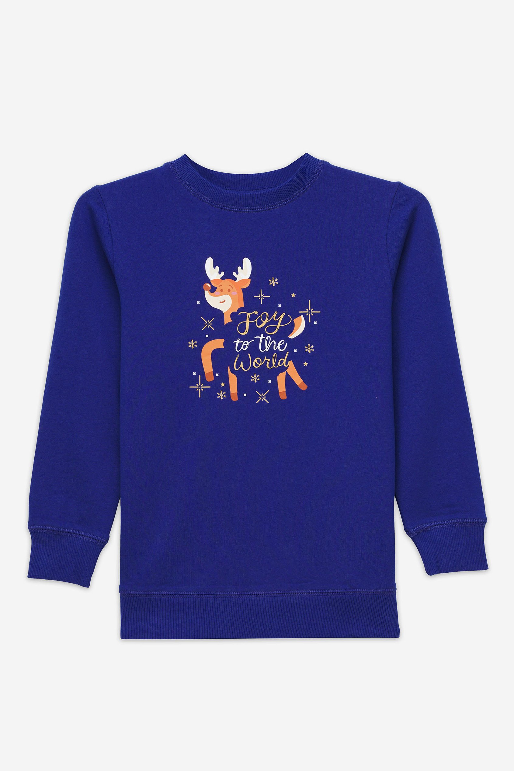 Joy To The World Printed Sweatshirt (3yrs-9yrs)