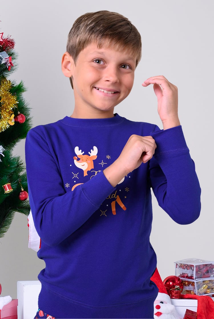 Joy To The World Printed Sweatshirt (3yrs-9yrs)