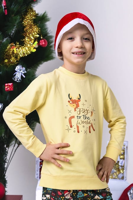 Joy To The World Printed Sweatshirt (3yrs-9yrs)