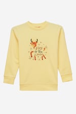 Joy To The World Printed Sweatshirt (3yrs-9yrs)