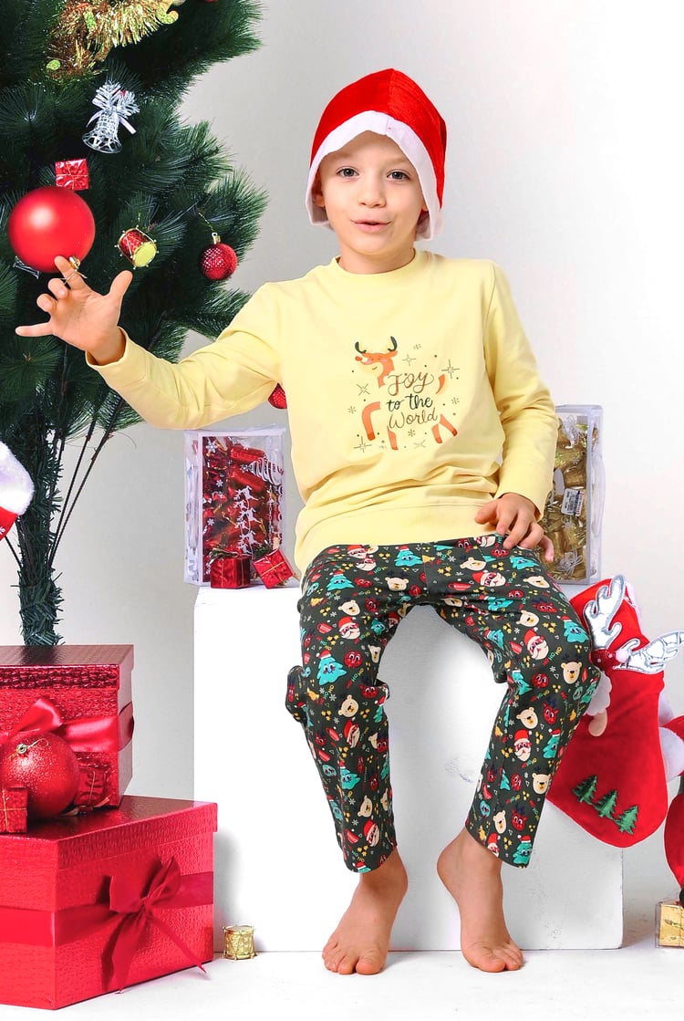 Boys Christmas Fun Print Trouser (3yrs-9yrs)