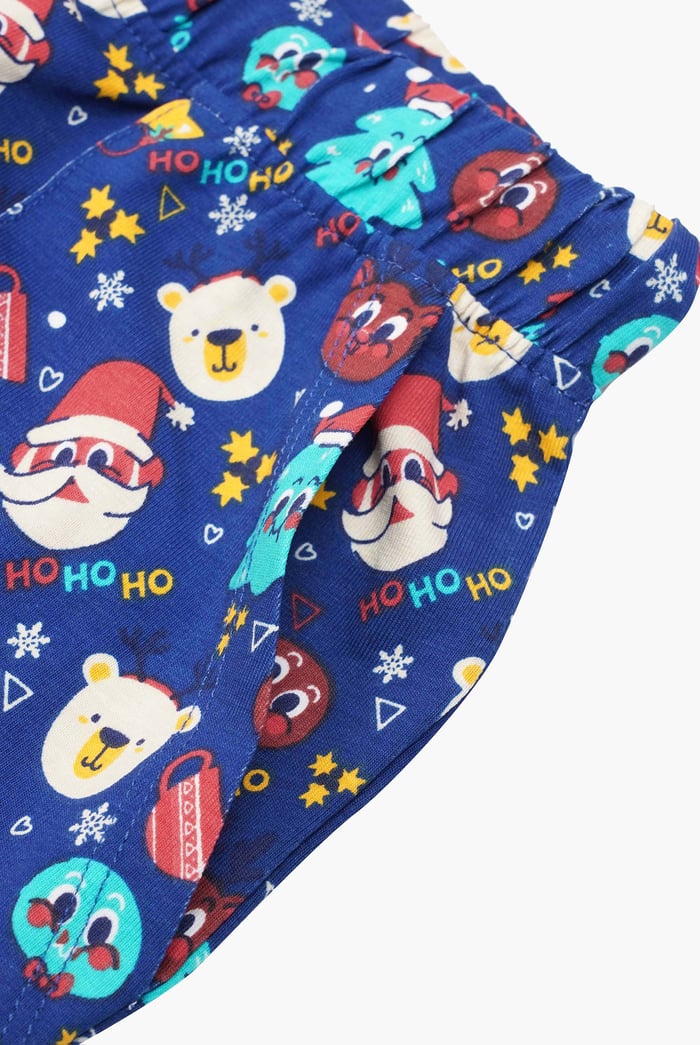 Boys Santa Motif Print Trouser (3yrs-9yrs)