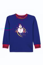 Boys Snowman Applique T-Shirt (12/18mths-7yrs)