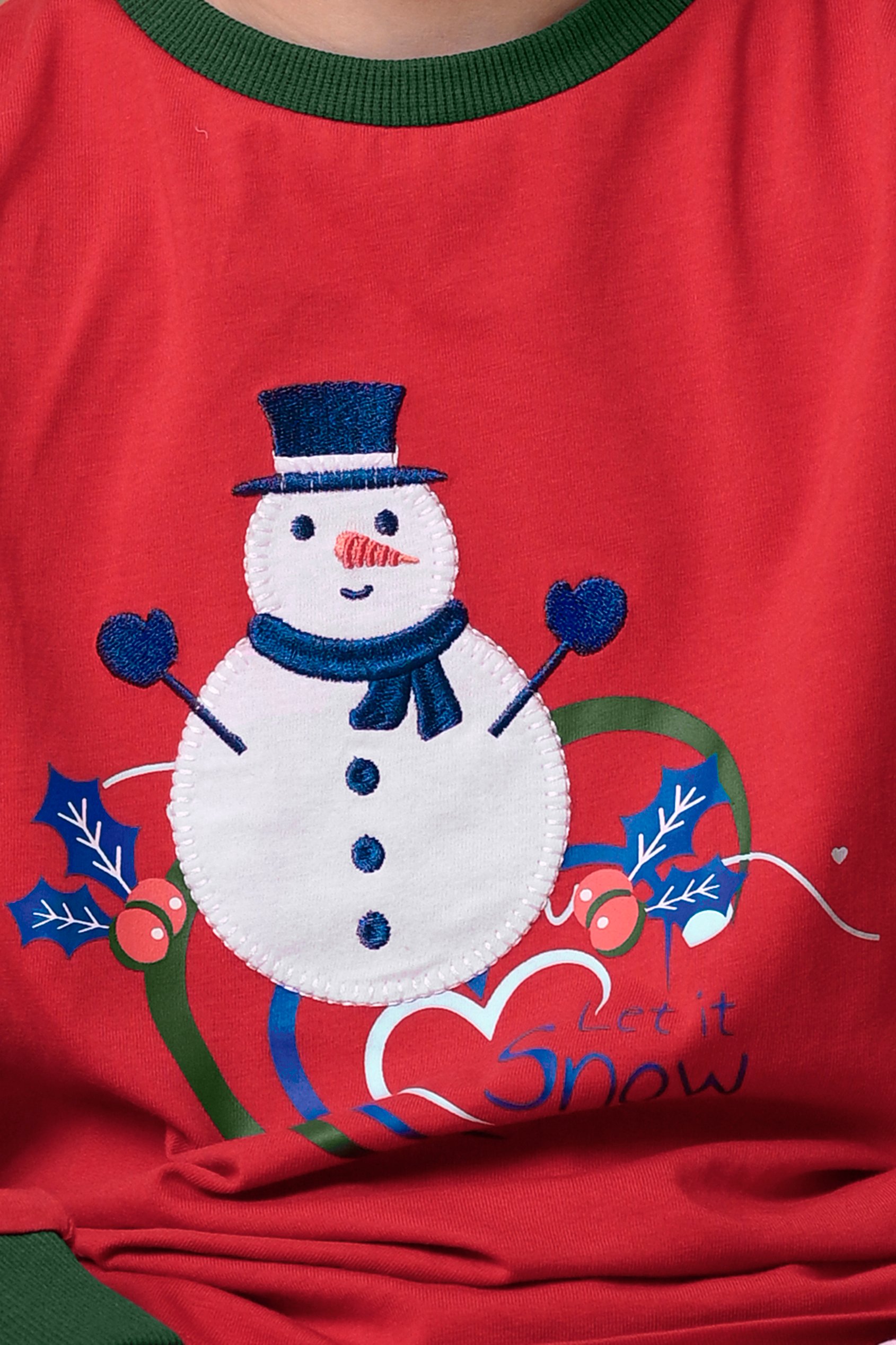 Boys Snowman Applique T-Shirt (12/18mths-7yrs)