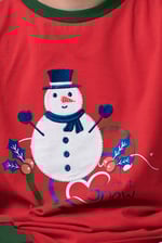 Boys Snowman Applique T-Shirt (12/18mths-7yrs)