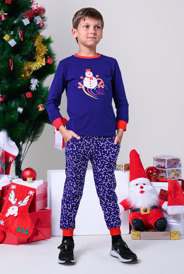 Boys Snowman Applique T-Shirt (12/18mths-7yrs)