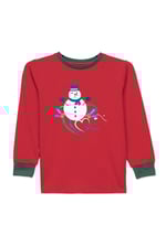 Boys Snowman Applique T-Shirt (12/18mths-7yrs)