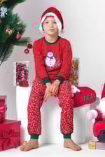 Boys Snowman Applique T-Shirt (12/18mths-7yrs)