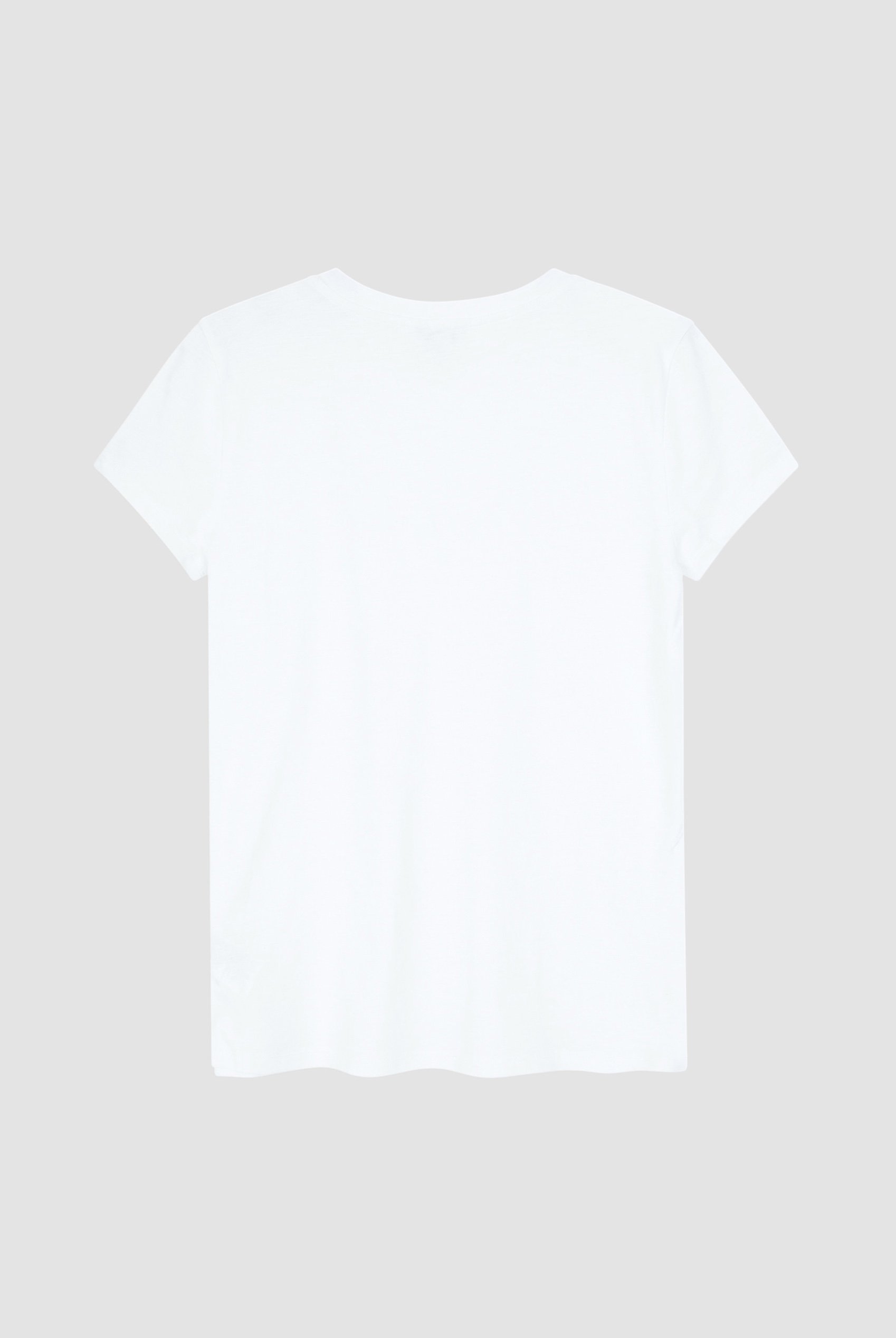 V-Neck Short Sleeve Slub T-Shirt
