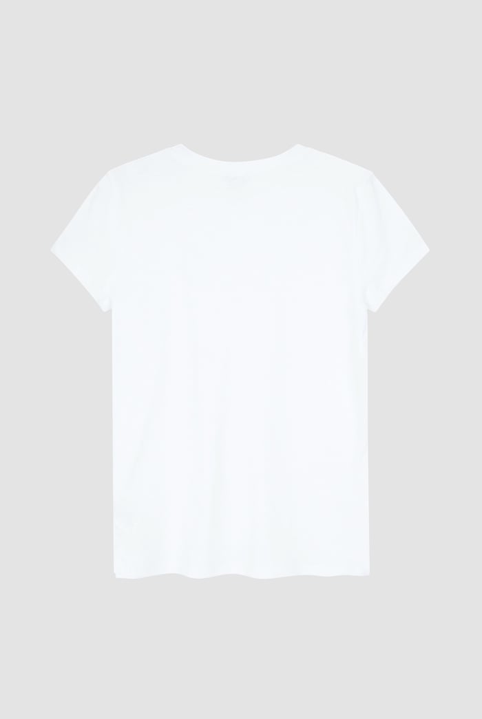 V-Neck Short Sleeve Slub T-Shirt