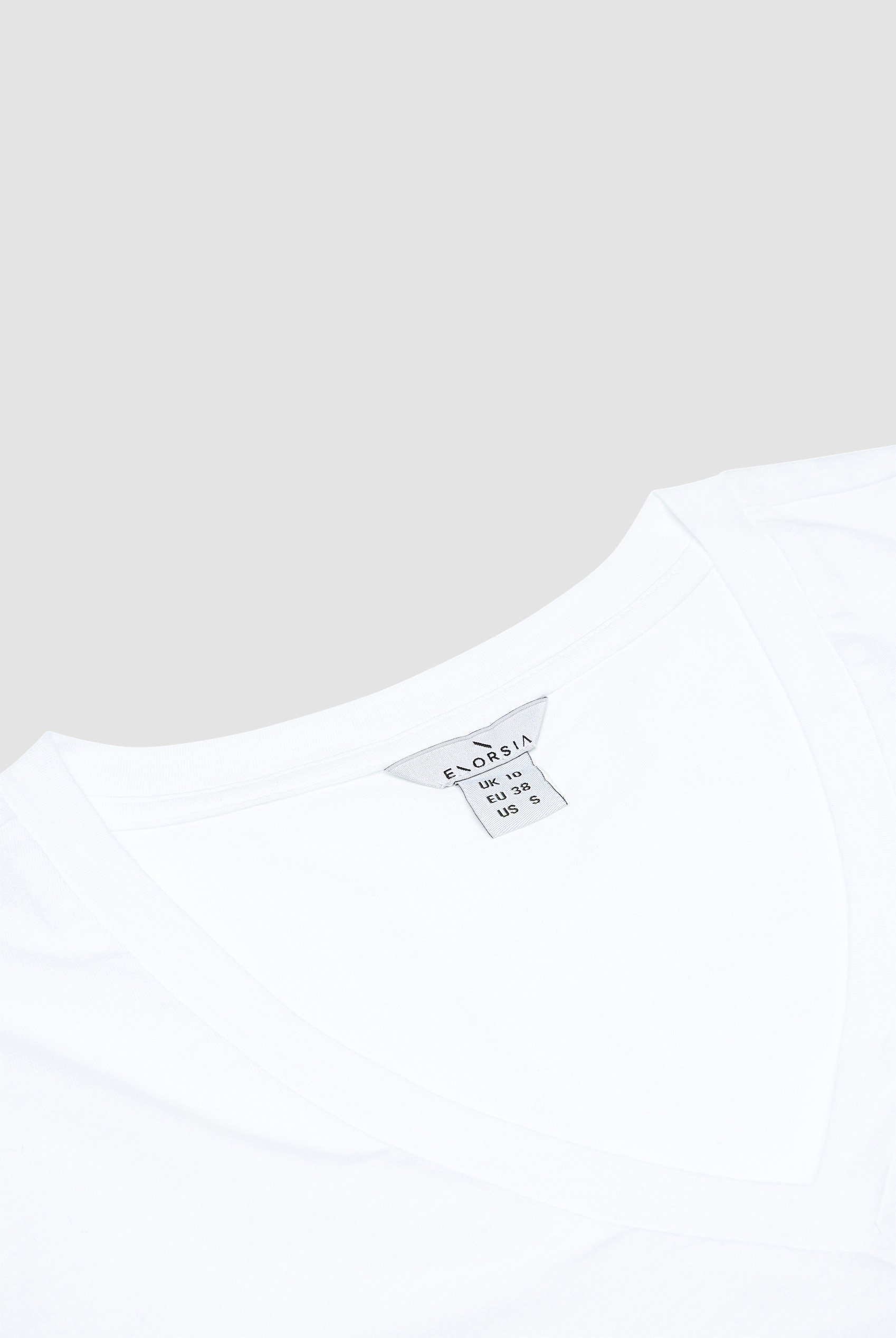 V-Neck Short Sleeve Slub T-Shirt