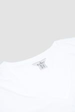 V-Neck Short Sleeve Slub T-Shirt