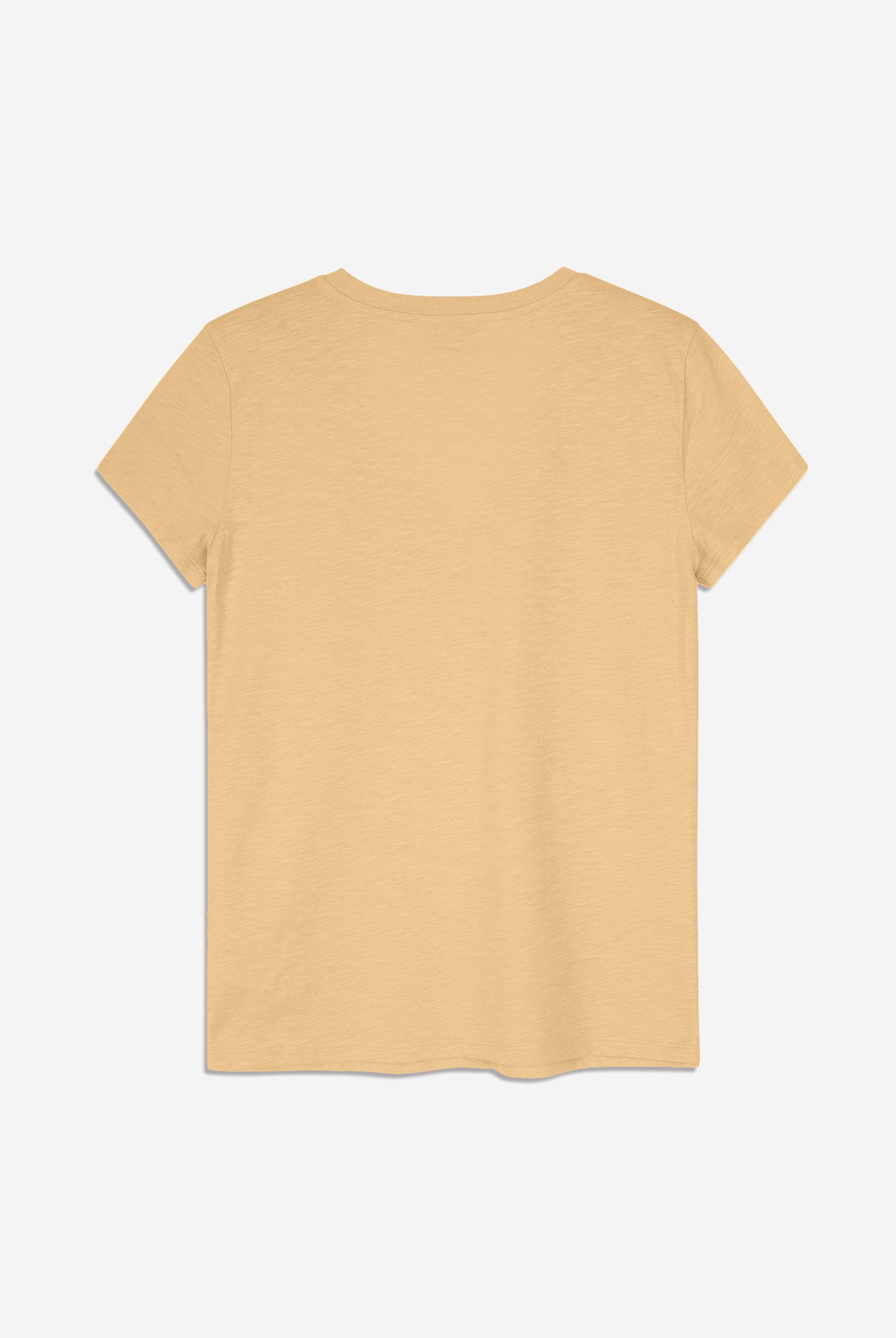 V-Neck Short Sleeve Slub T-Shirt