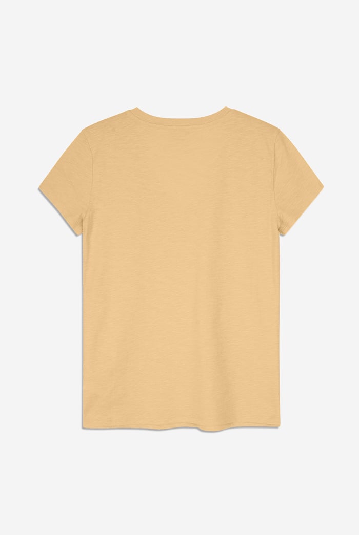 V-Neck Short Sleeve Slub T-Shirt